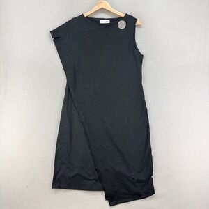 Neon Buddha On Deck Dress‎ Womens XS Black NWT Lagenlook Artsy Stretch